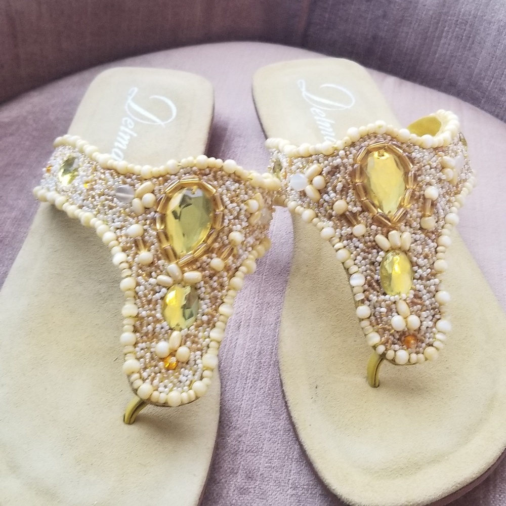 Delman Sandals Beautiful Yellow